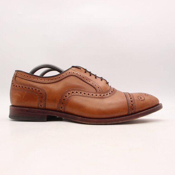 Allen Edmonds Strand Men's Size 10 EEE Cap Toe Walnut Brown Leather Oxford 1635 - Picture 1 of 11